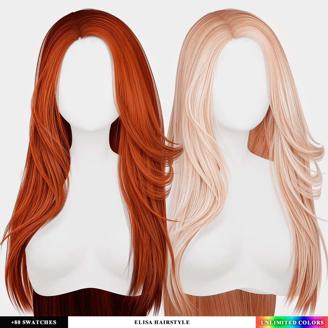 Скриншот мода Прическа Elisa Hairstyle